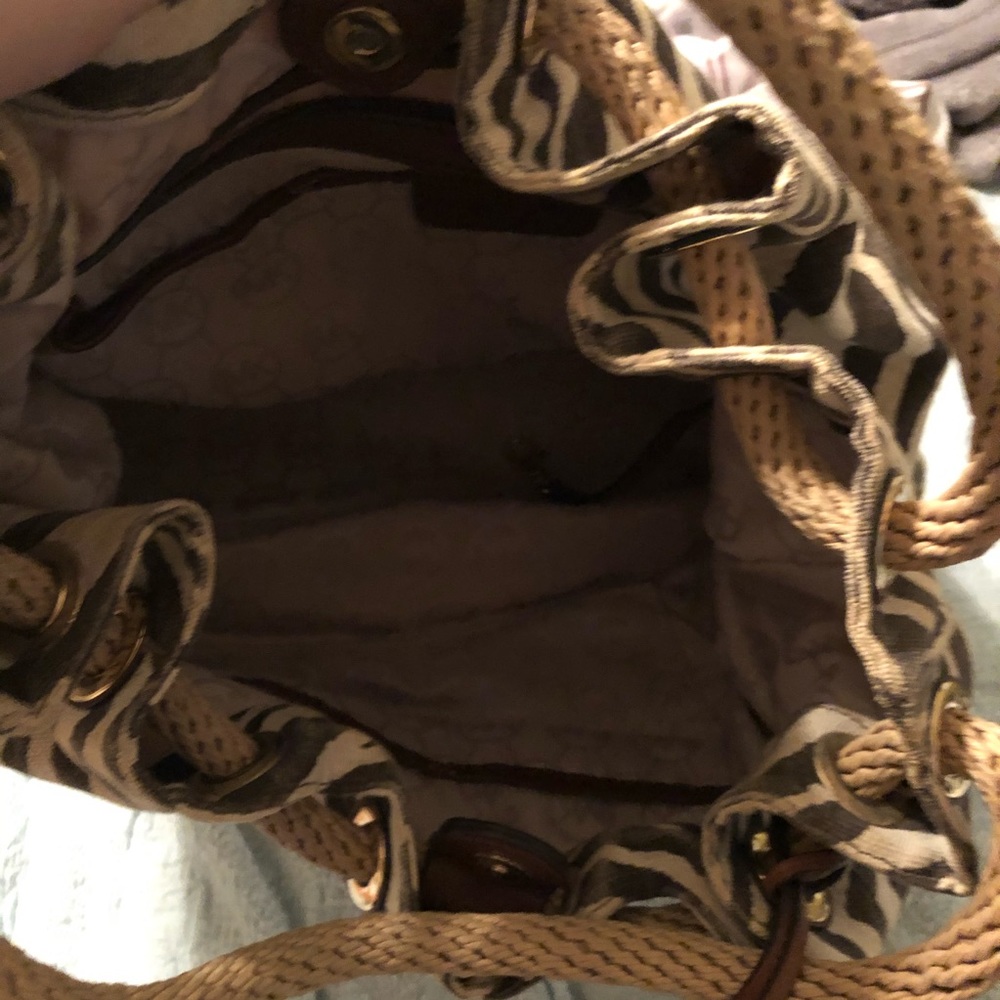 Michael Kors Tiger print canvas Handbag / Purse - Picture 6 of 6